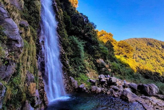 khabru waterfall trek